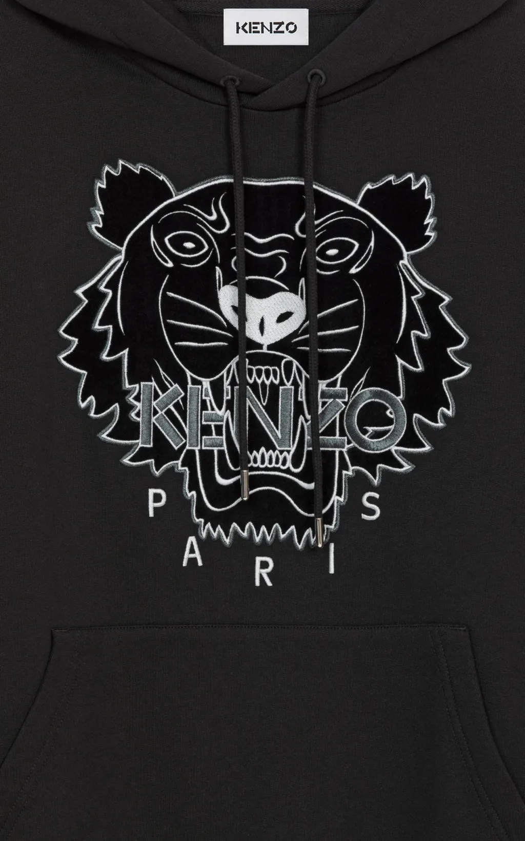 Tiger Metallic Logo Hoodie