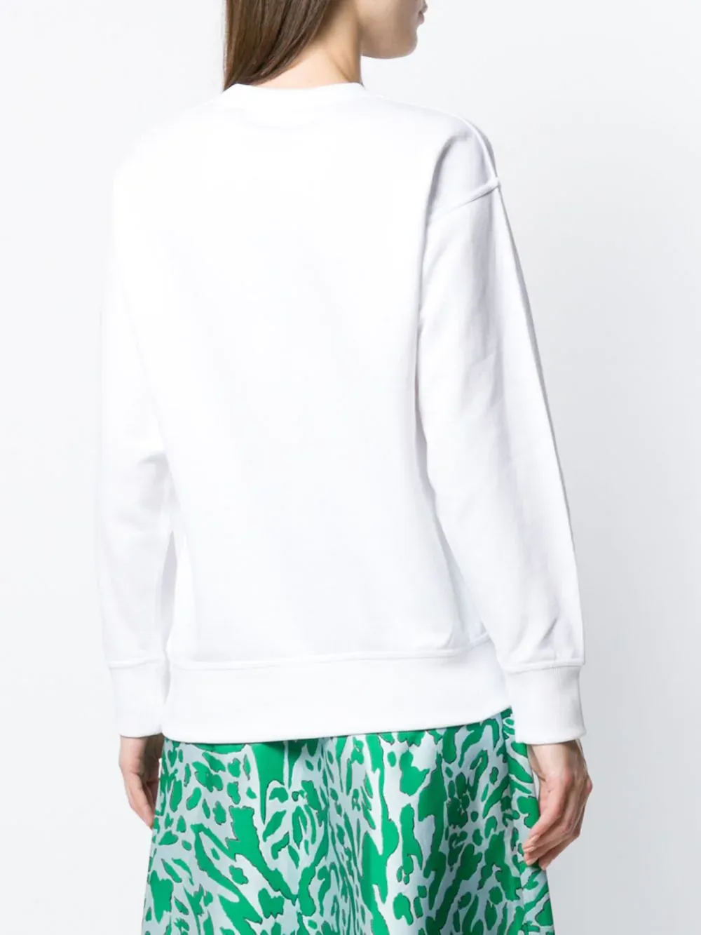 Embroidered Rose Logo Sweater