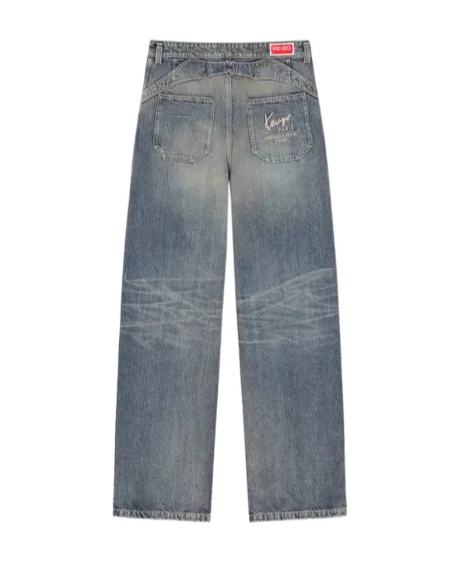 Japanese Denim Baggy Trousers