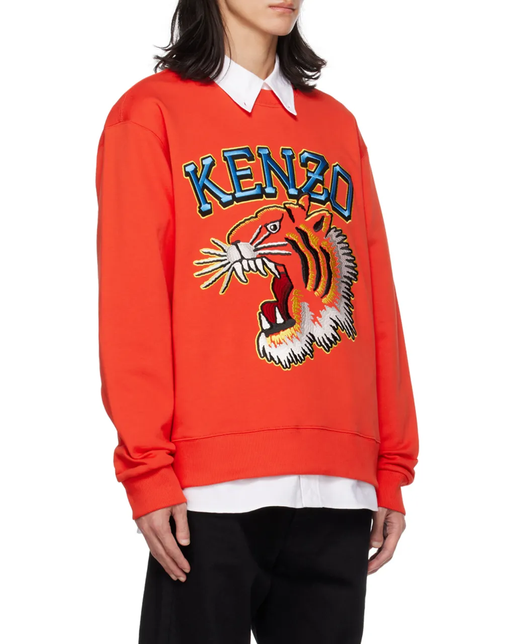 Logo Embroidered Crewneck Sweatshirt