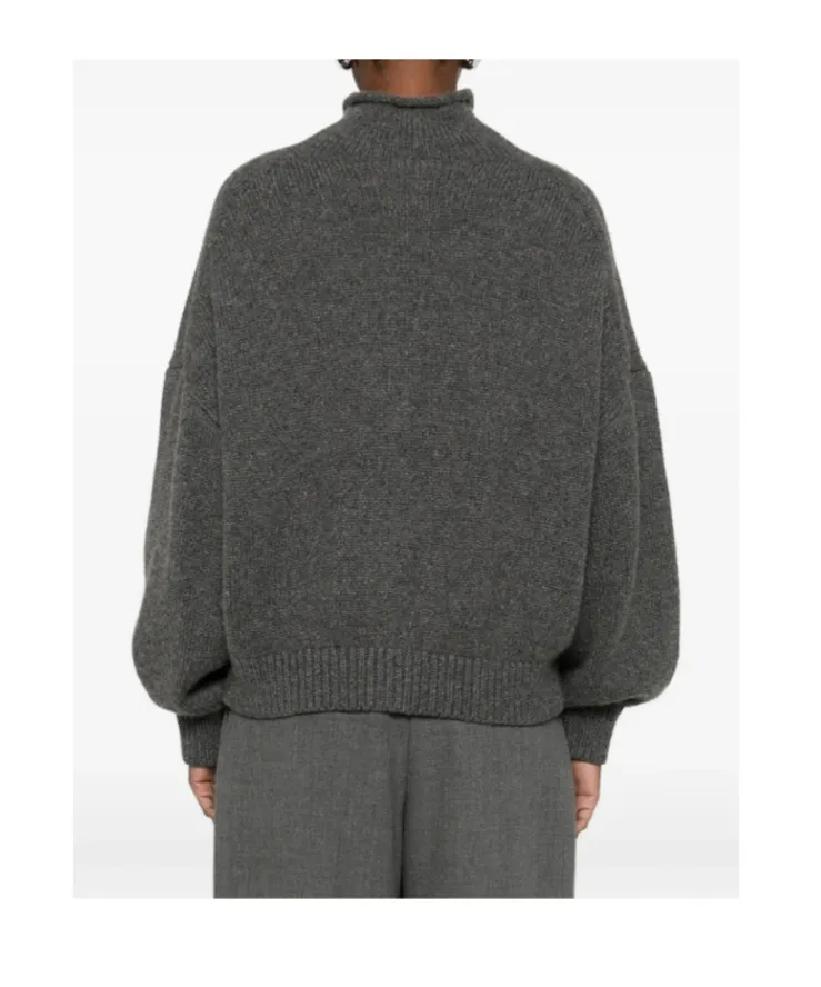 Nelya Long-Sleeved Ribbed Cardigan