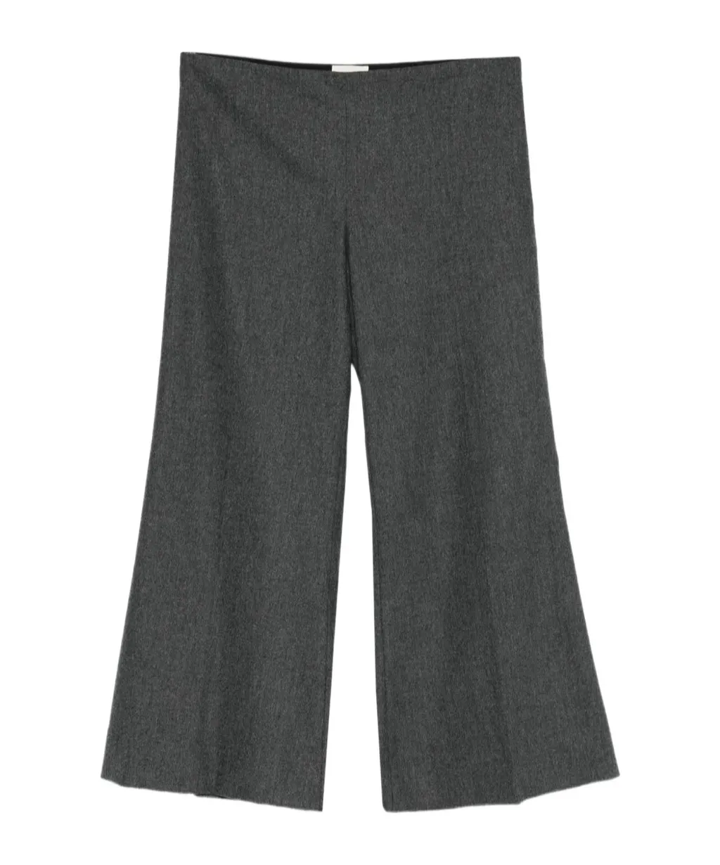 Flared Cropped Trousers