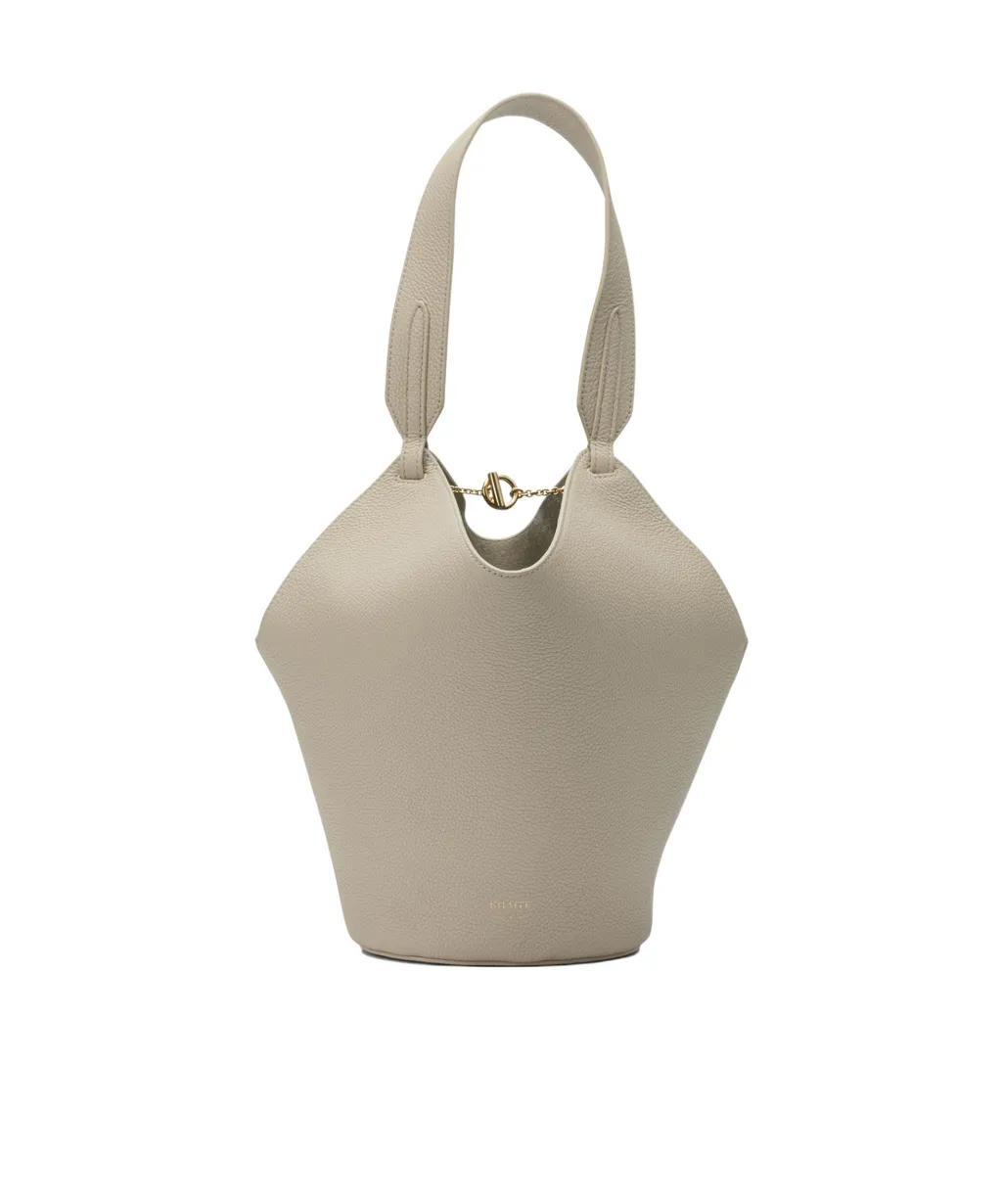 Lotus Chain Detailed Mini Tote Bag