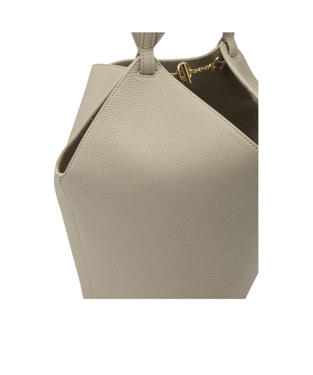 Lotus Chain Detailed Mini Tote Bag