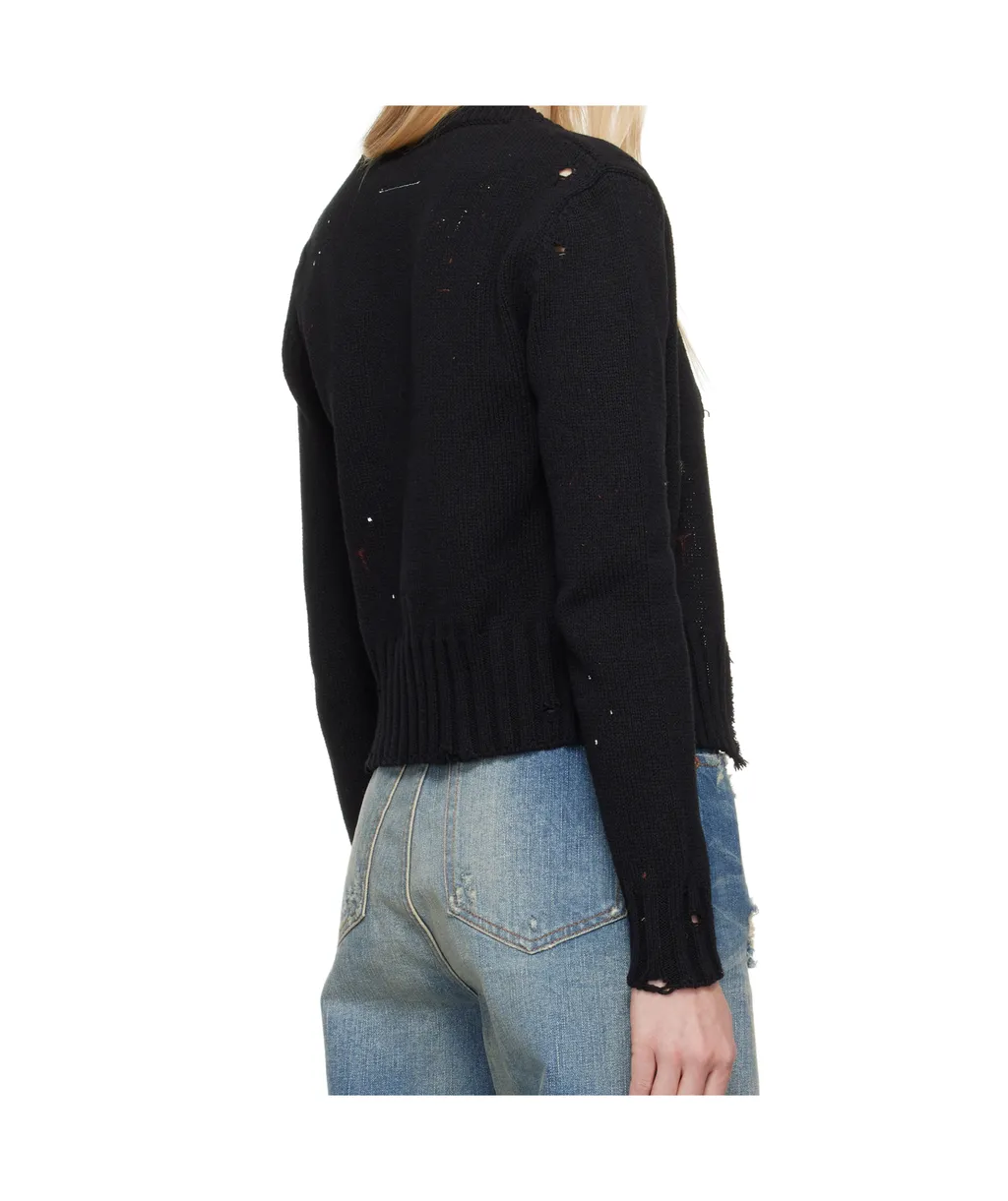Paint Knit Cardigan