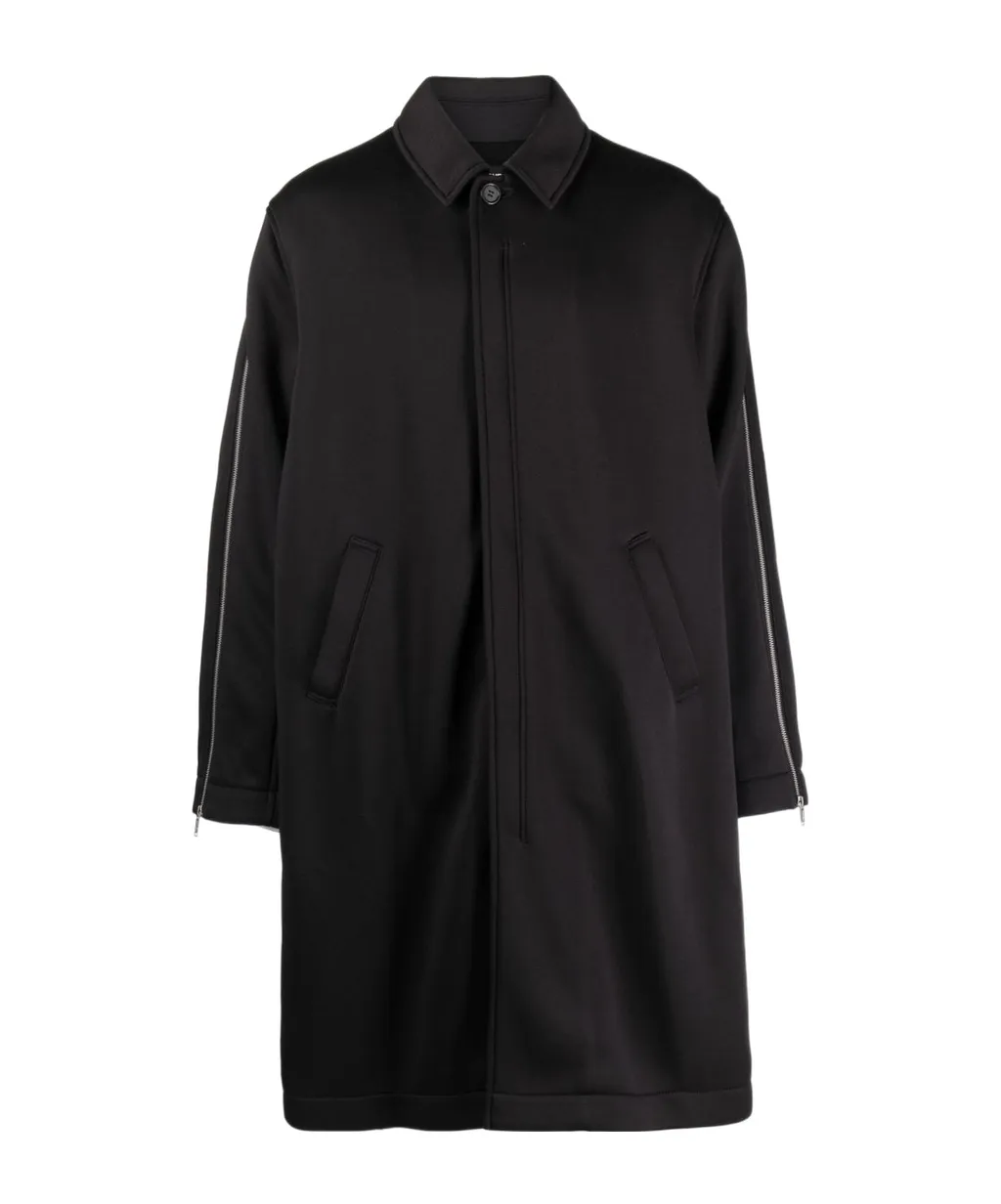 Zippered Sleeve Coat