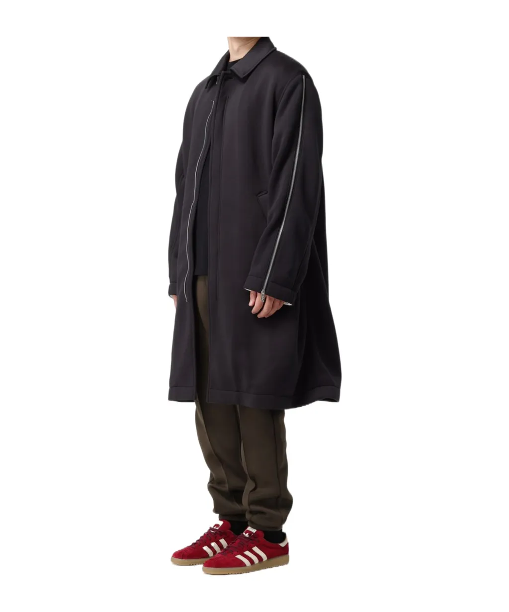 Zippered Sleeve Coat