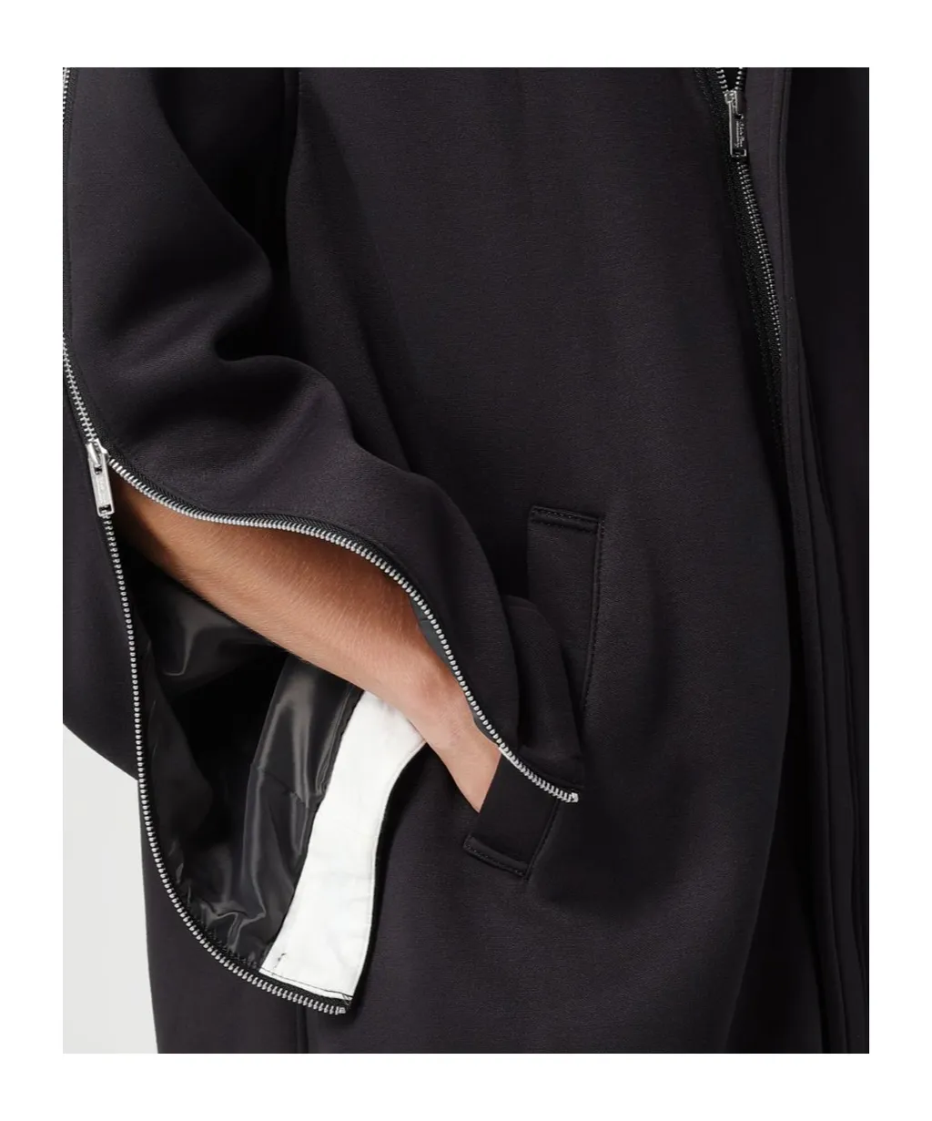 Zippered Sleeve Coat