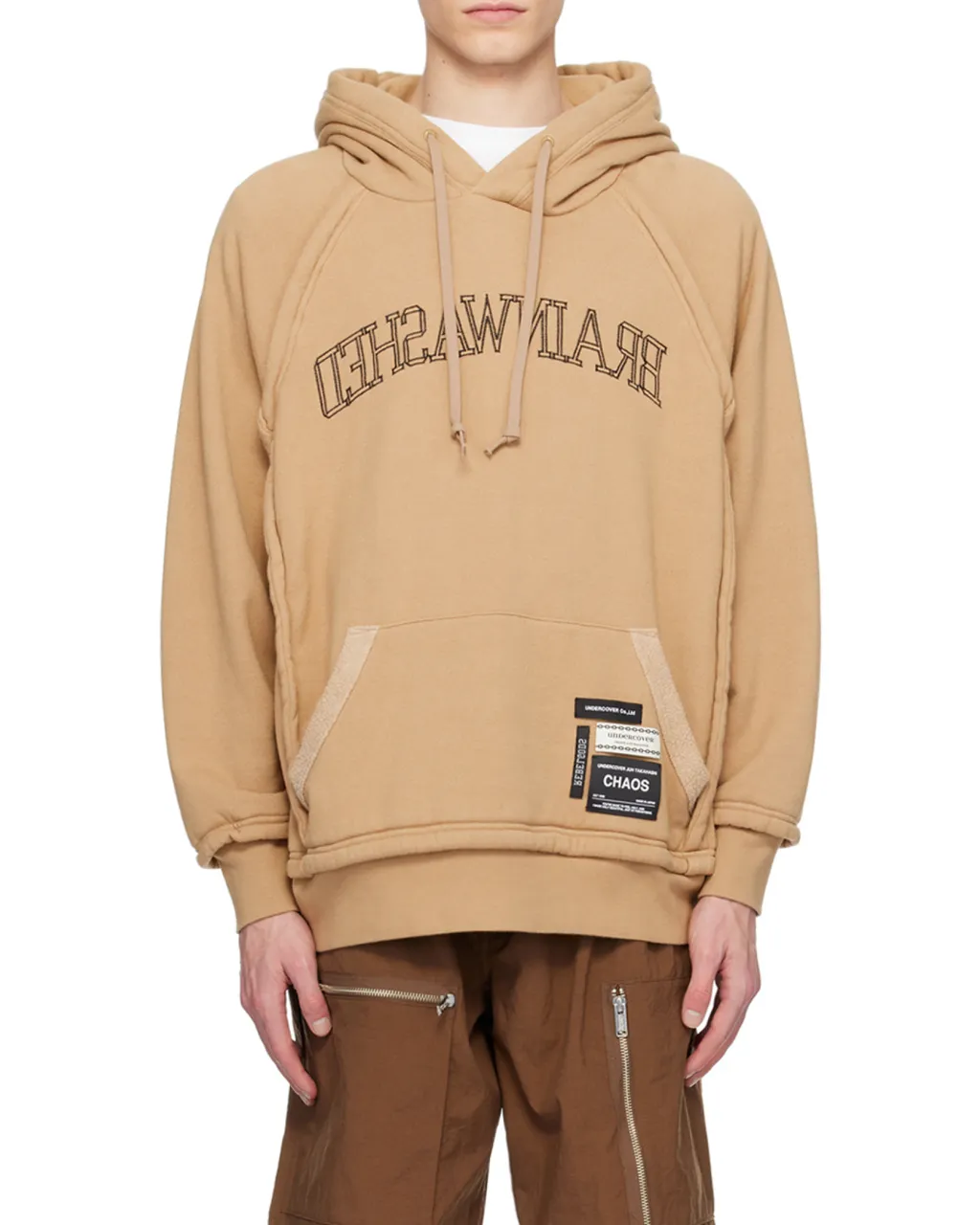Logo Embroidered Hooded Sweater