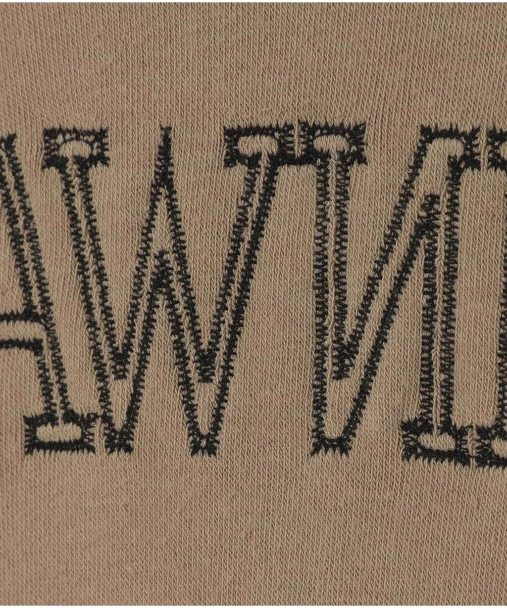 Logo Embroidered Hooded Sweater