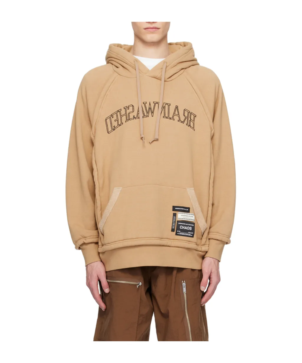 Logo Embroidered Hooded Sweater