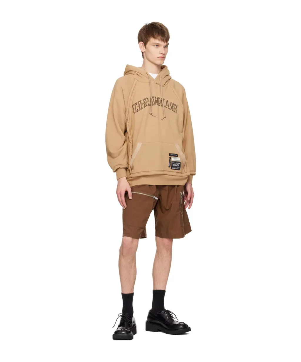 Logo Embroidered Hooded Sweater