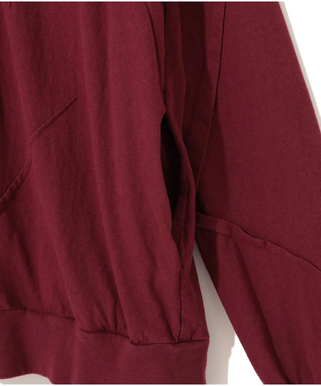 Plain Knitted Long-Sleeved Cardigan
