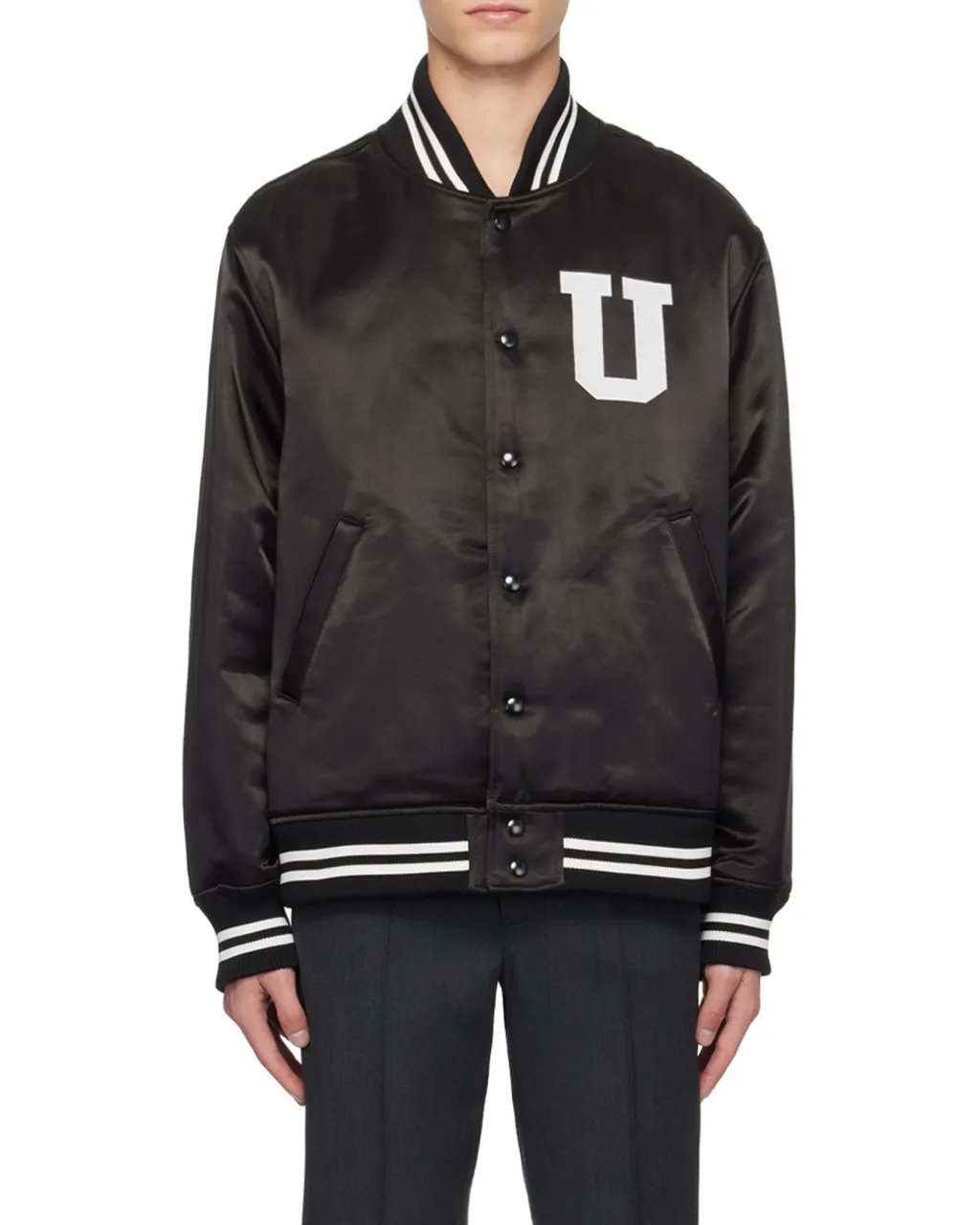 Pattern Printed Baseball Casual Jacket