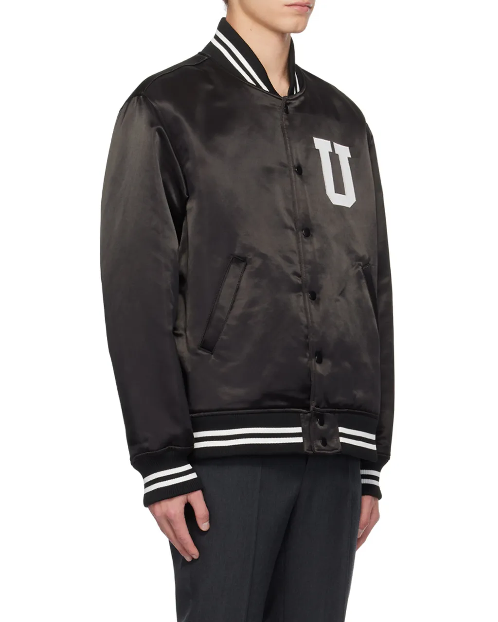 Pattern Printed Baseball Casual Jacket