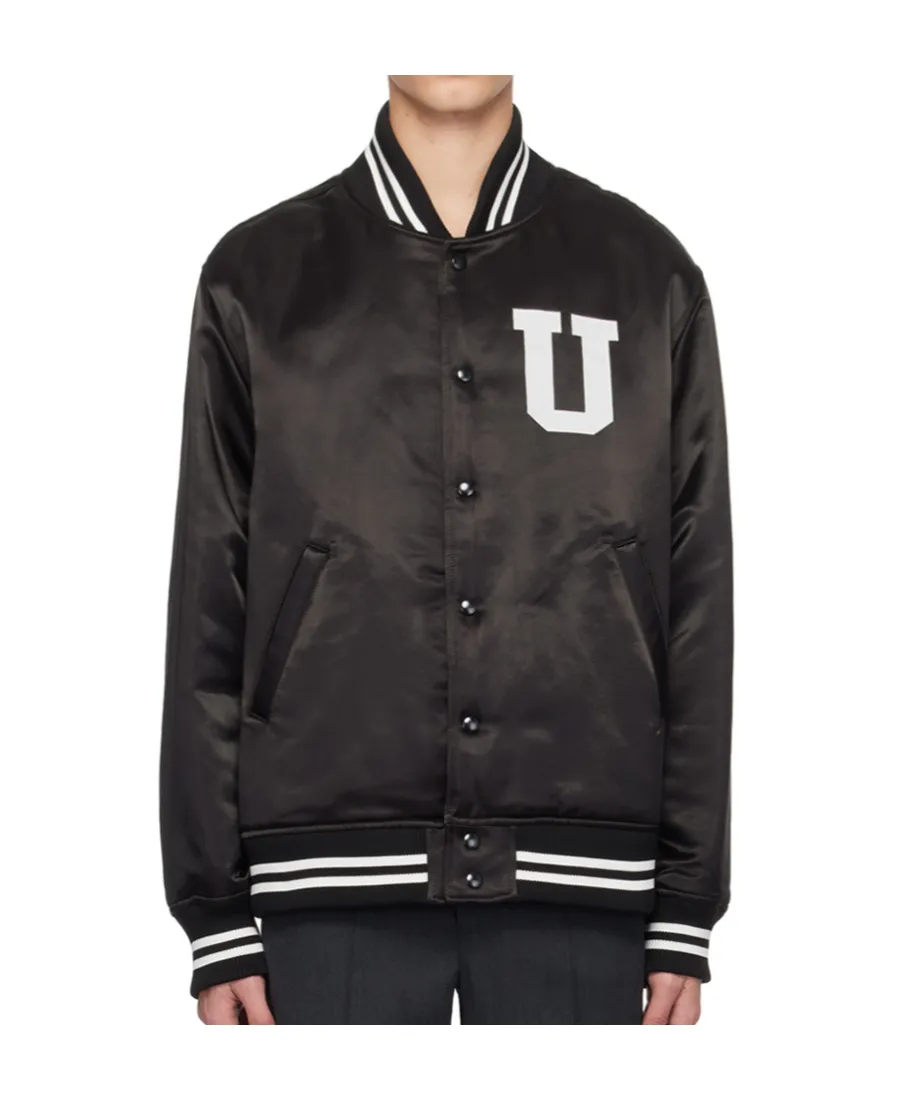 Pattern Printed Baseball Casual Jacket