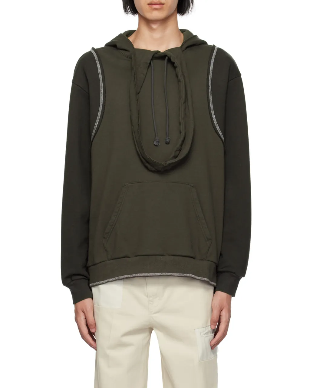 Hollow Hooded Sweater