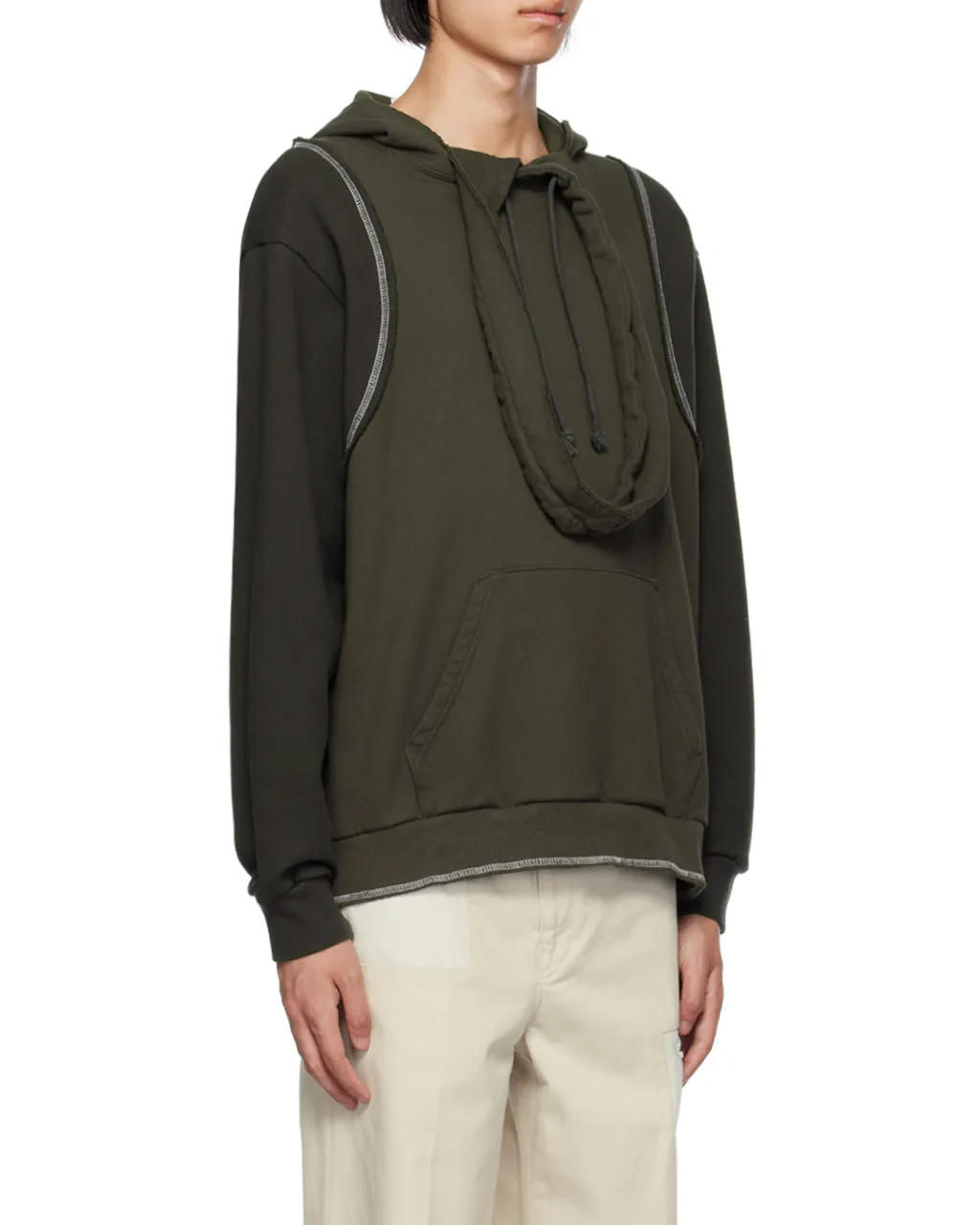 Hollow Hooded Sweater