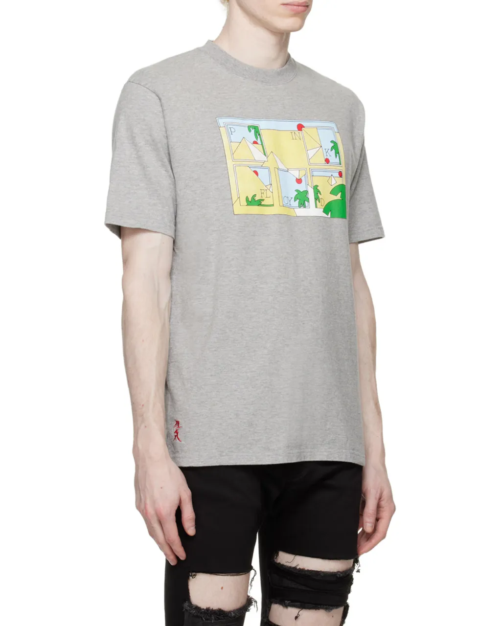 Printed Round-Necked T-Shirt