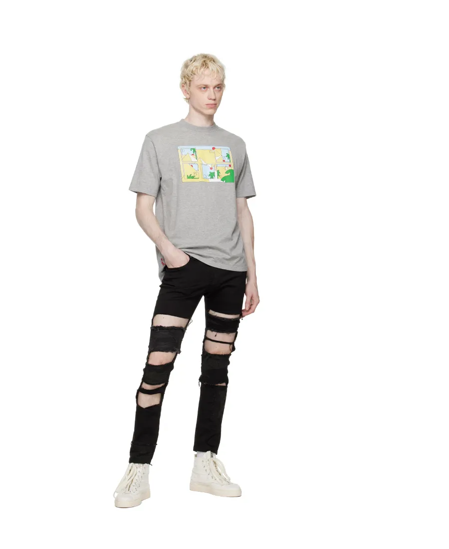 Printed Round-Necked T-Shirt