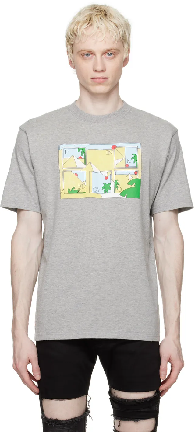Printed Round-Necked T-Shirt