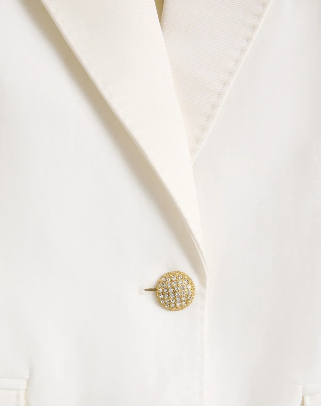 Diagonal Single-Breasted Jacket