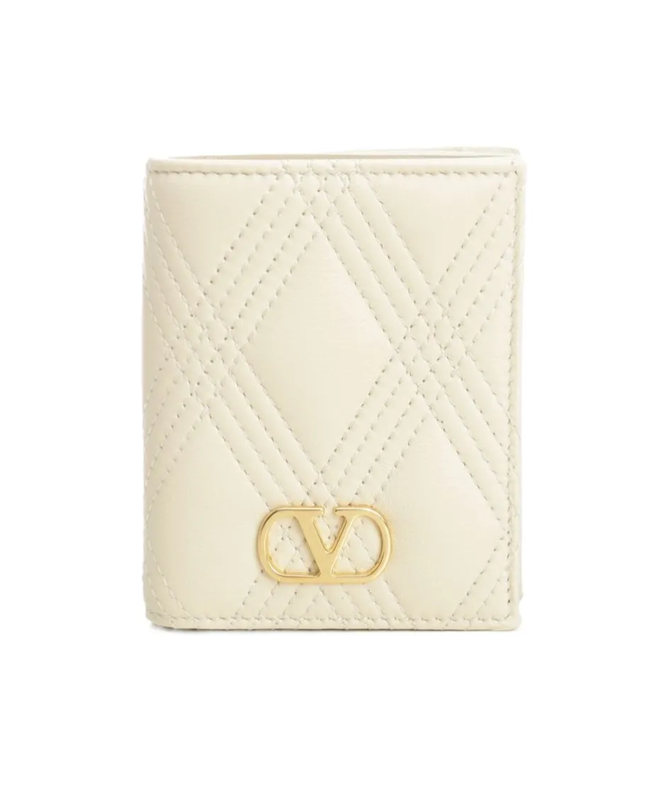 Quilted Vlogo Wallet