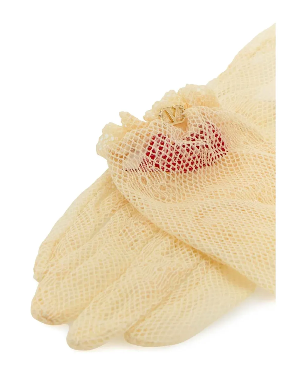 Vlogo Plaque Mesh Gloves