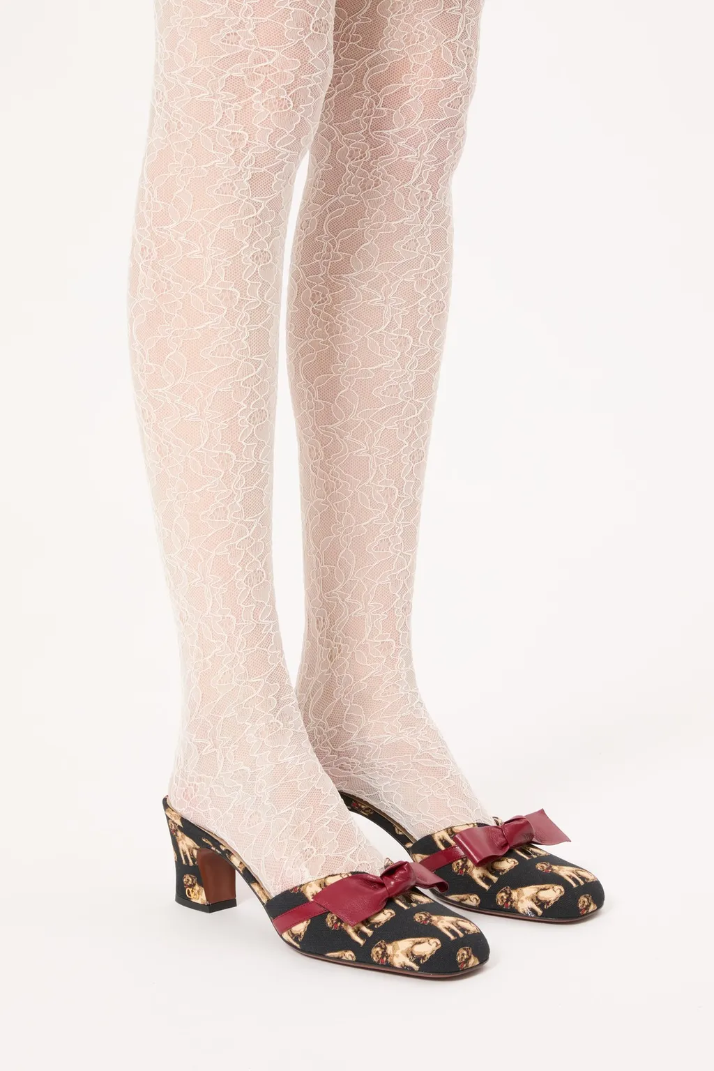 Patterned High Heel Sandals