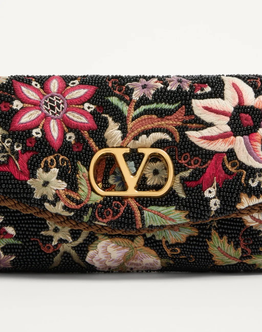 Devain Embroidered Small Shoulder Bag