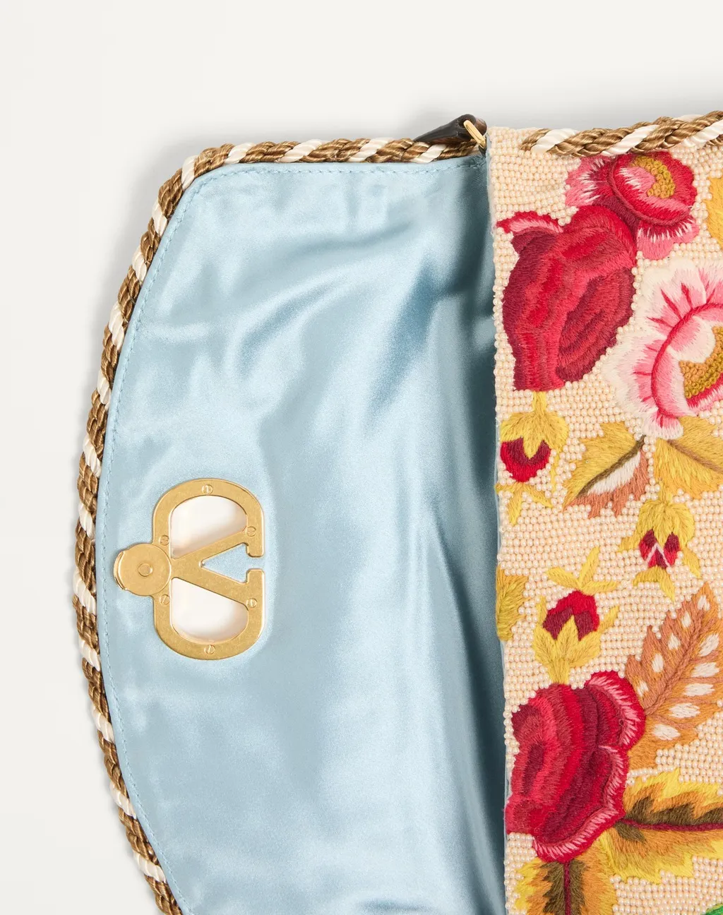 Vain Soft Embroidered Small Shoulder Bag