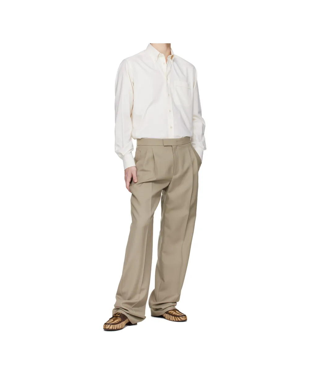 Lapel Long Sleeve Shirt
