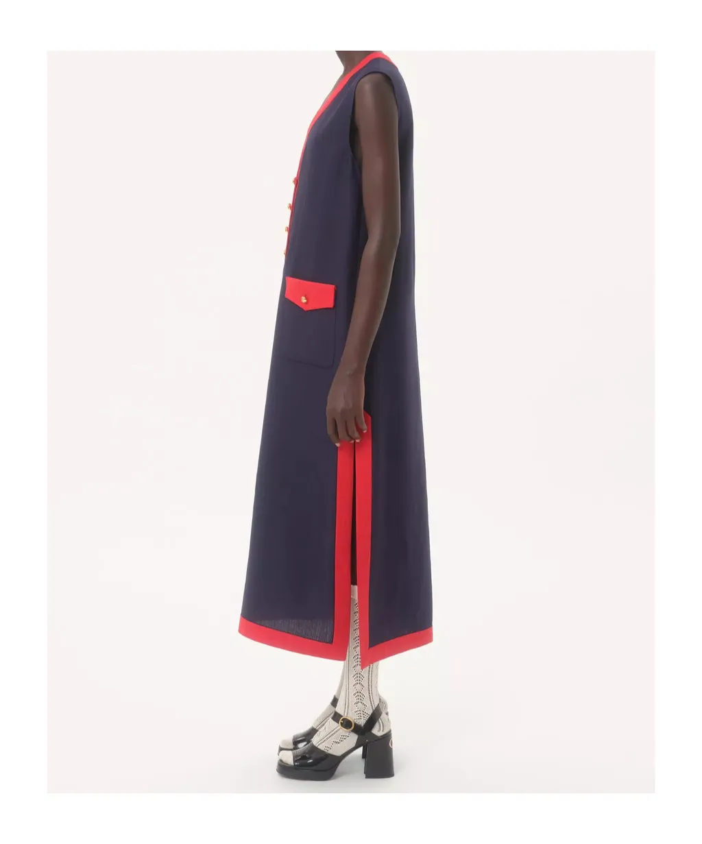 Viscose Linen Midi Dress