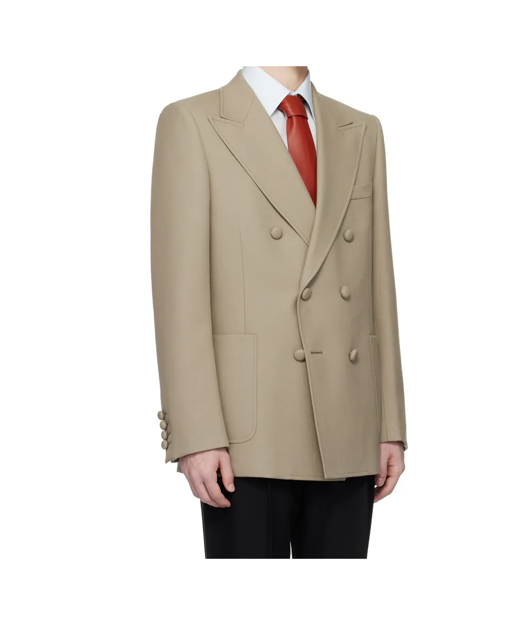 Long-Sleeved Suit Jacket