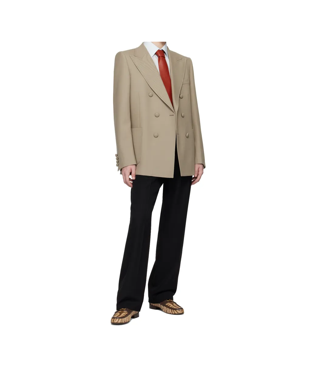 Long-Sleeved Suit Jacket