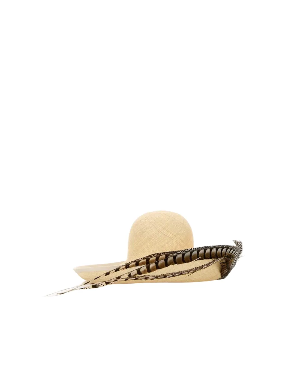 Embellished Brimmed Hat