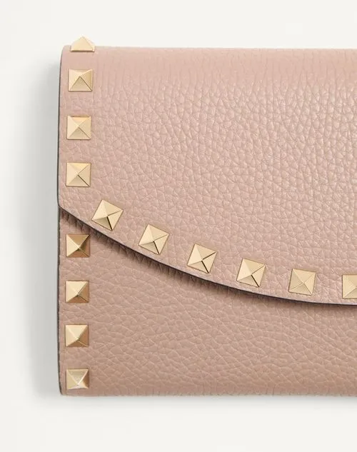 Rockstud Foldover Top Wallet