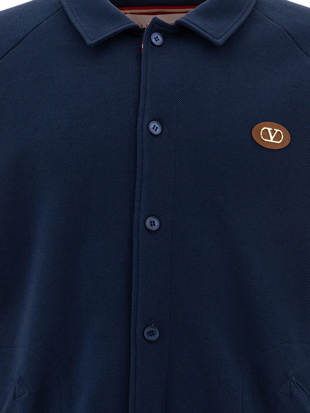 Vlogo Signature Button-Up Bomber Jacket
