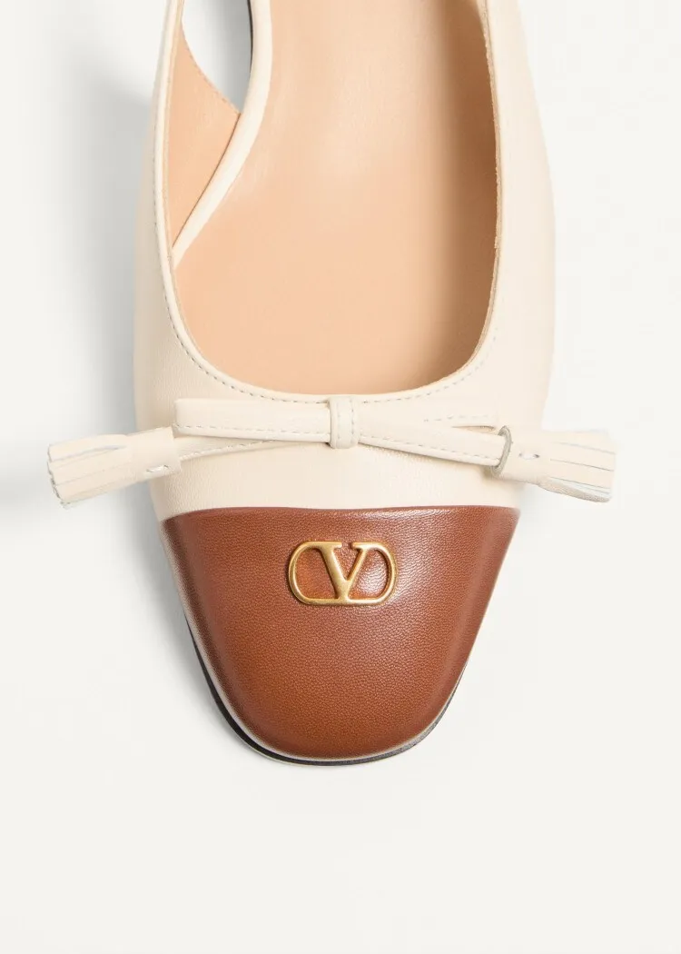 Valet Du Roi Bow Detailed Ballet Flats