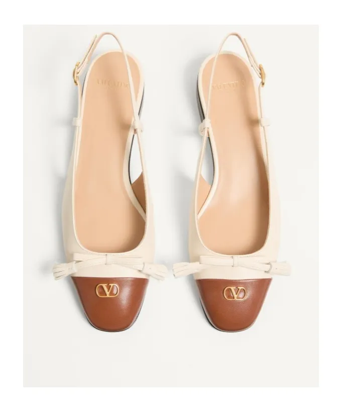Valet Du Roi Bow Detailed Ballet Flats