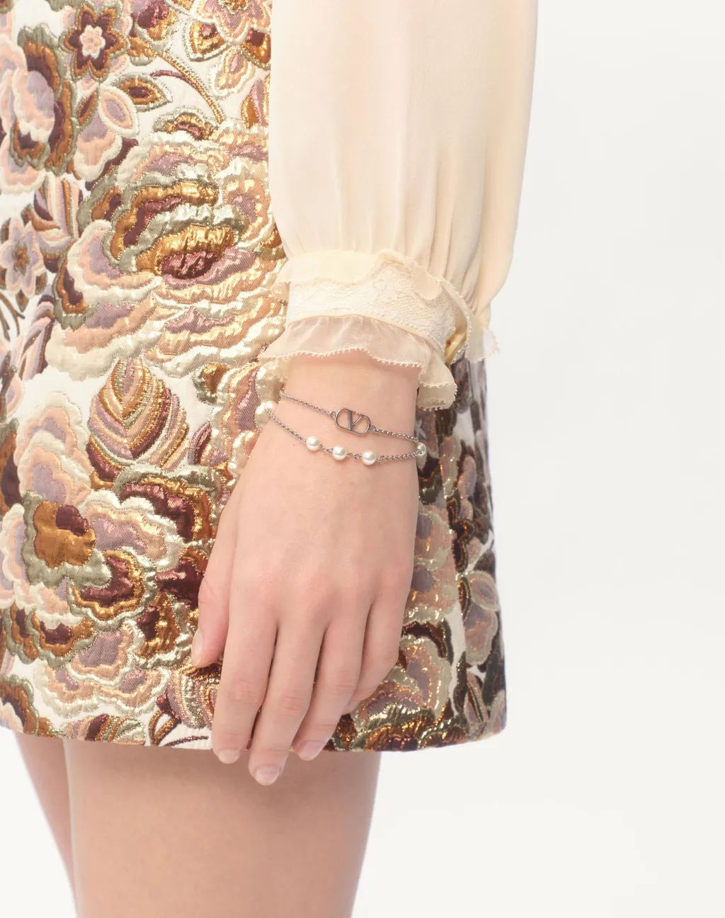 Vlogo Signature Embellished Bracelet