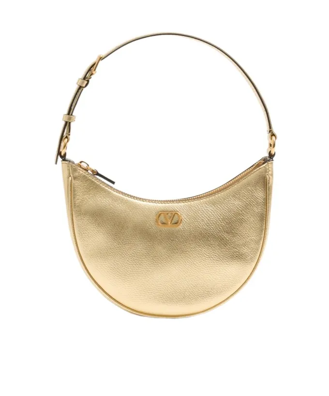 Vlogo Signature Zip-Up Mini Hobo Bag