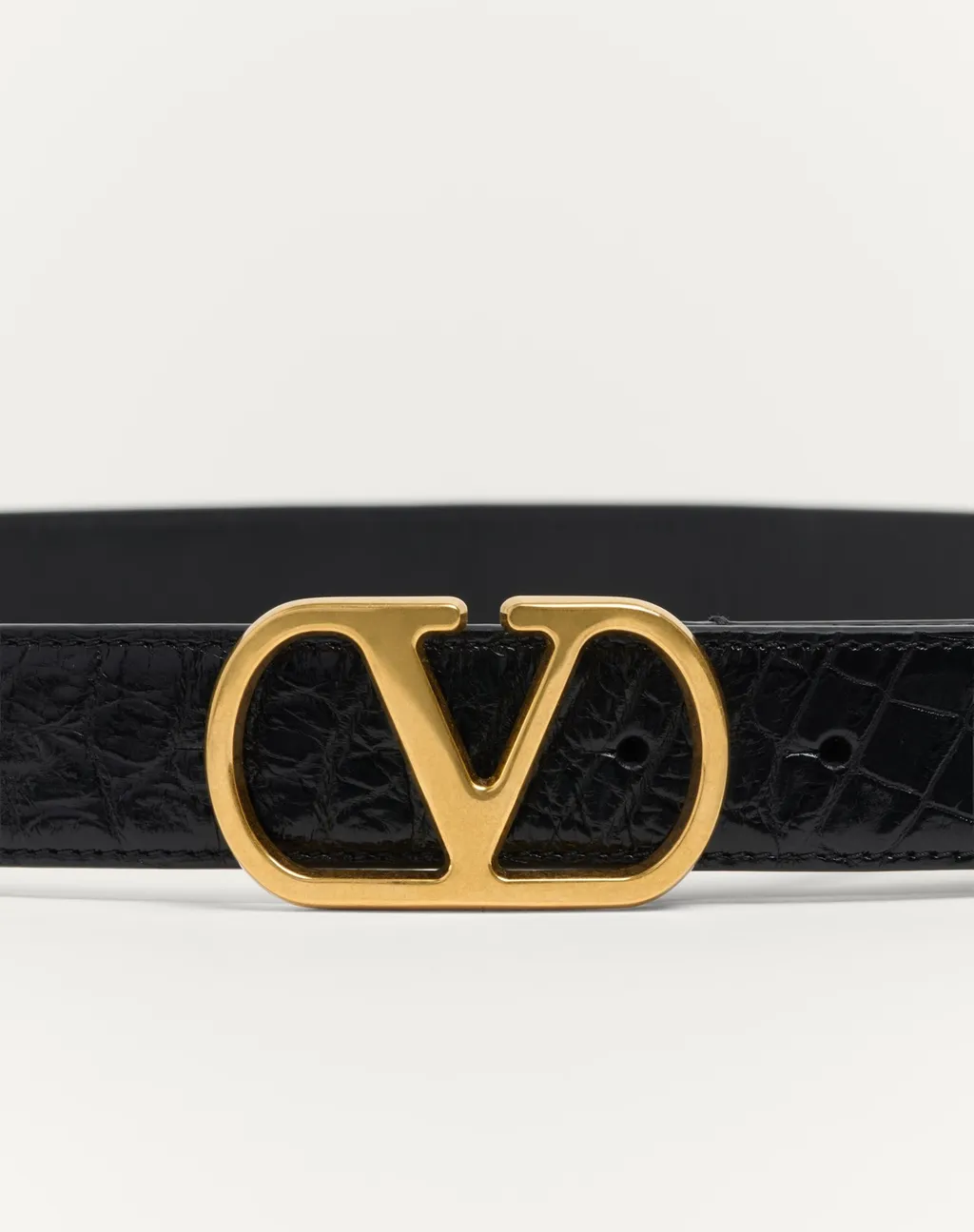 Vlogo Signature Buckled Belt