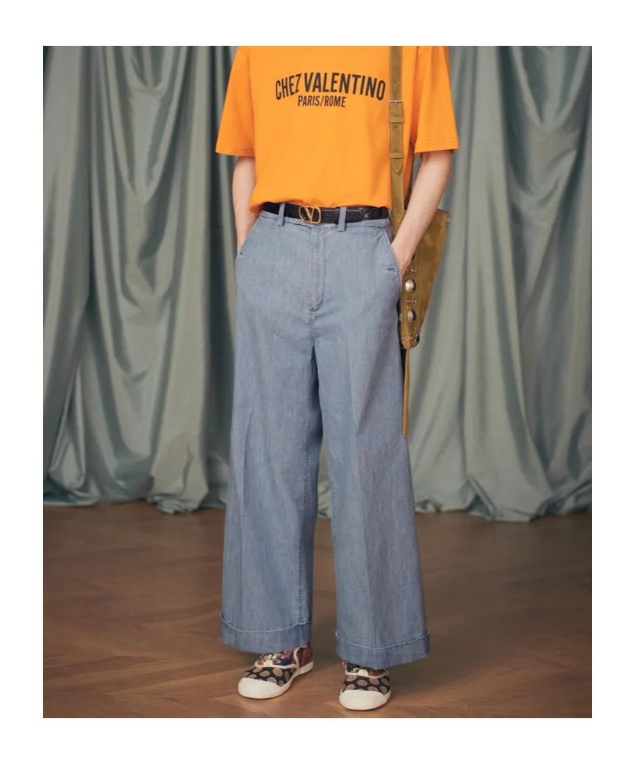 Vlogo Signature Buckled Belt