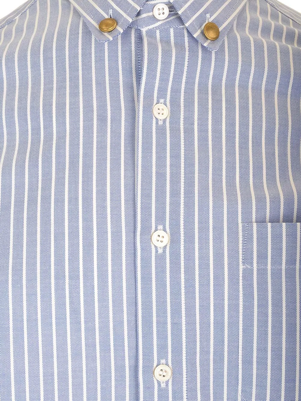 Striped Button-Up Shirt