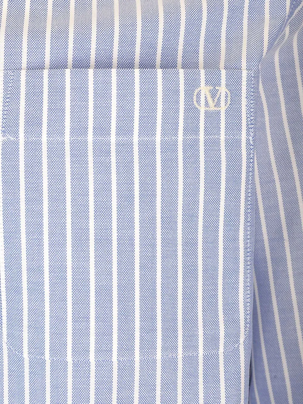 Striped Button-Up Shirt