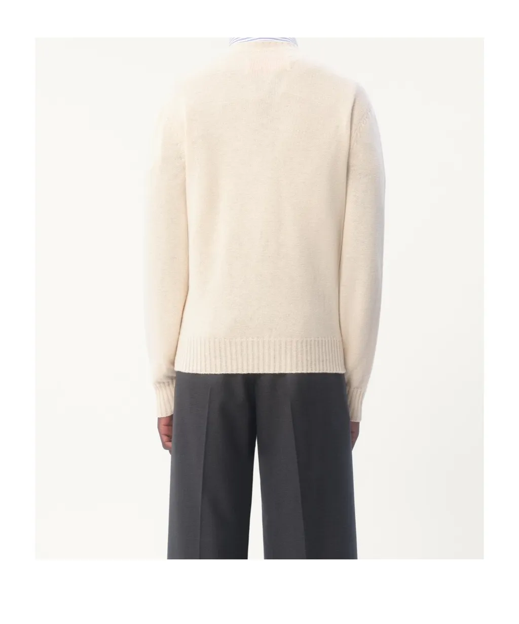 Chez Valentino Embroidered Crewneck Jumper