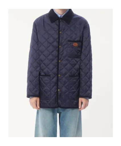 Buttoned Long-Sleeved Jacket