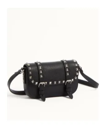 Rockstud Foldover Top Phone Bag