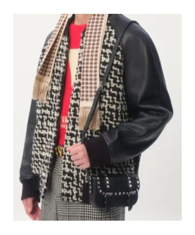 Rockstud Foldover Top Phone Bag